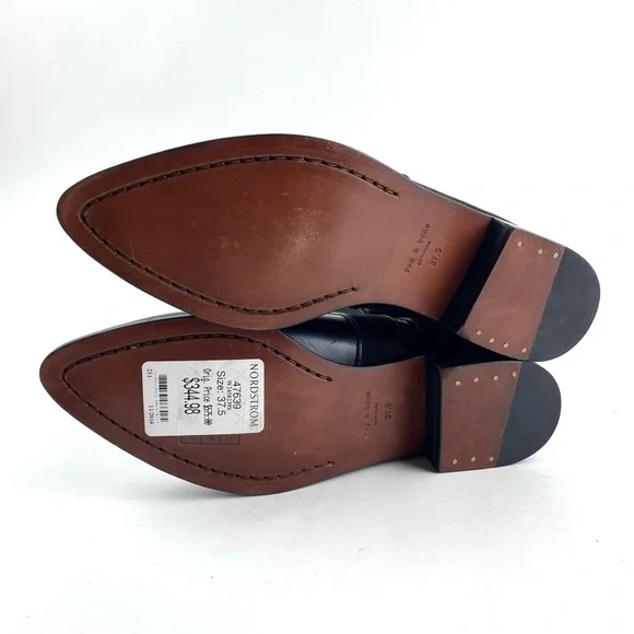 Rag & Bone Aston Asphalt Leather Suede Bootie - Picture 10 of 15